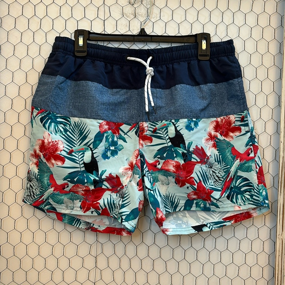 NWT Gailang Tropical Swim Trunks